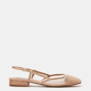 Steve Madden Beige Mesh Flats